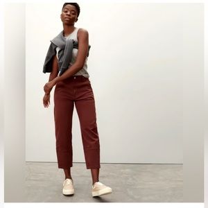 Everlane Utility Barrel Pant in Rosewood